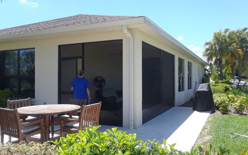 Rear lanai